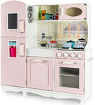 Kinderküche aus Holz Pink Vintage 
