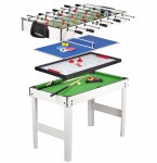 Multifunktionstisch Holz Spieltisch - 4in1 - Tischfußball, Billard, Hockey, Tischtennis