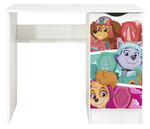 Weißer Kinderschreibtisch ROMA – UV-Druck PAW Patrol 13 – Multifunktional für Lernen, Spielen & Computer   