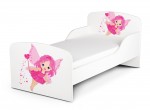 Holz Funktionsbett für Kinder - Gute Fee - Kinderbett mit Matratze und Lattenrost (140/70 cm)