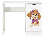 Weißer Kinderschreibtisch ROMA – UV-Druck PAW Patrol 14 – Multifunktional für Lernen, Spielen & Computer    