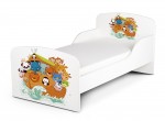 Holz Funktionsbett für Kinder - Arche - Kinderbett mit Matratze und Lattenrost (140/70 cm)