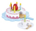 Holz Geburtstagskuchen  - Juicy Strawberry - Spielzeug für Kinder mit Zubehör